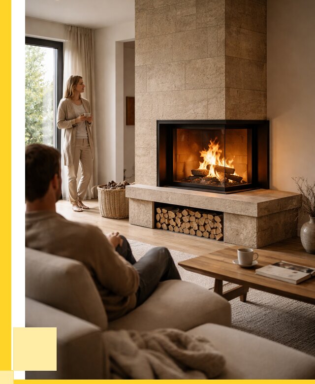 Угловые камины из кирпича установка в Клинцах от 155940 р. ЭриданКлы