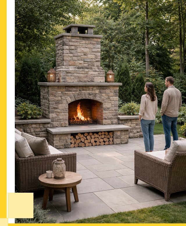 Уличные камины из кирпича в Клинцах от 155940 р. | ЭриданКлы