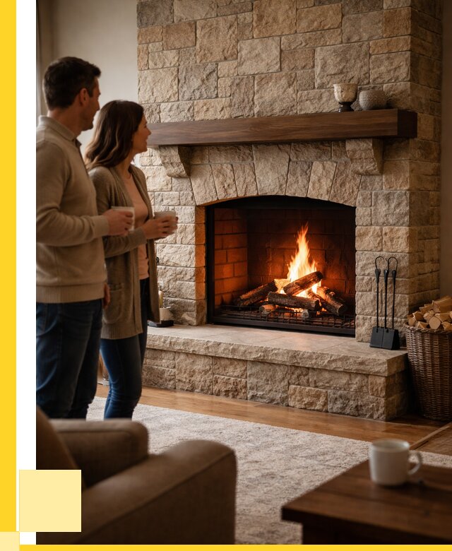 Каменные камины на заказ в Клинцах от 187128 р. | ЭриданКлы