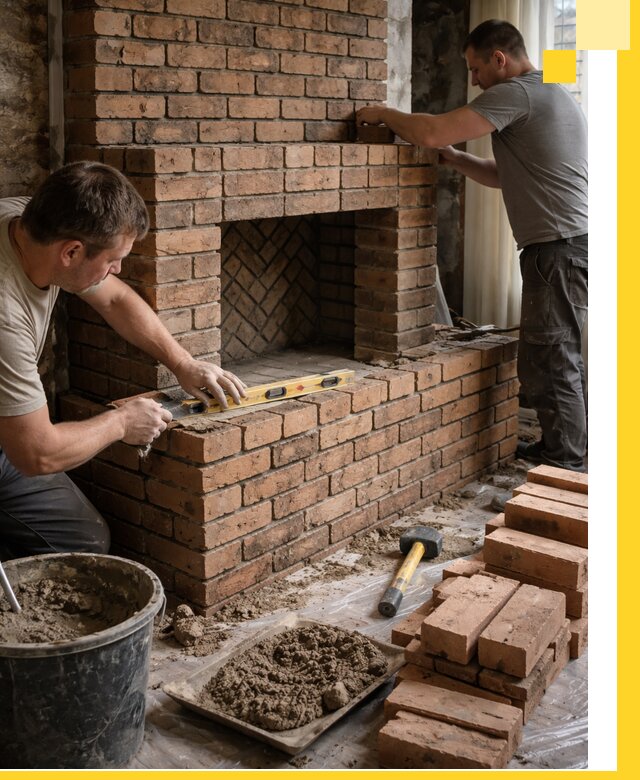 Изготовление и установка кирпичных каминов в Клинцах