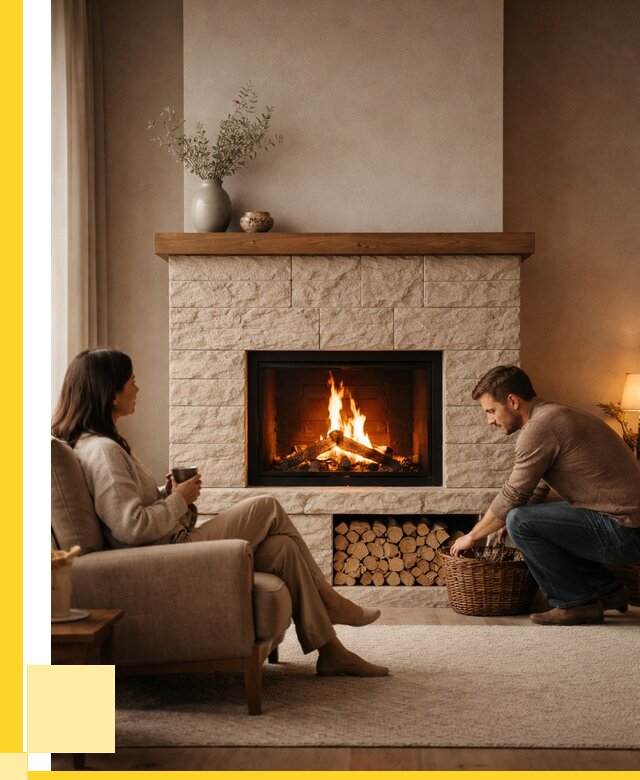 Камины для дома в Клинцах под ключ от 155940 р. | ЭриданКлы