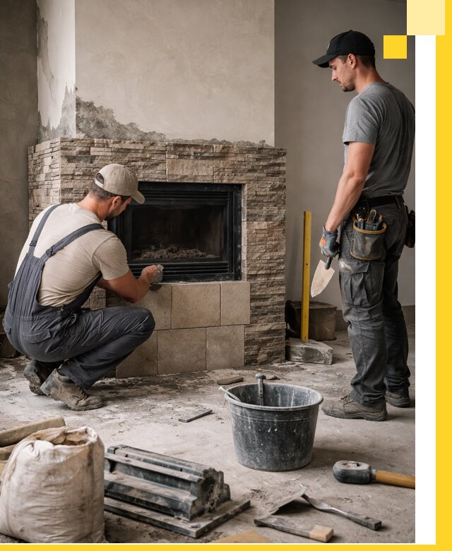 Камины под ключ в Клинцах: проект, изготовление и монтаж