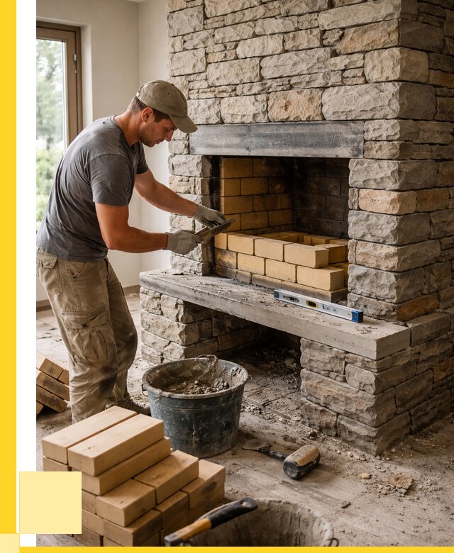 Кладка каминов и камина в Клинцах от 25990 р. ЭриданКлы