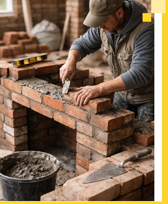 Кладка каминов под ключ в Клинцах профессиональная отделка и монтаж