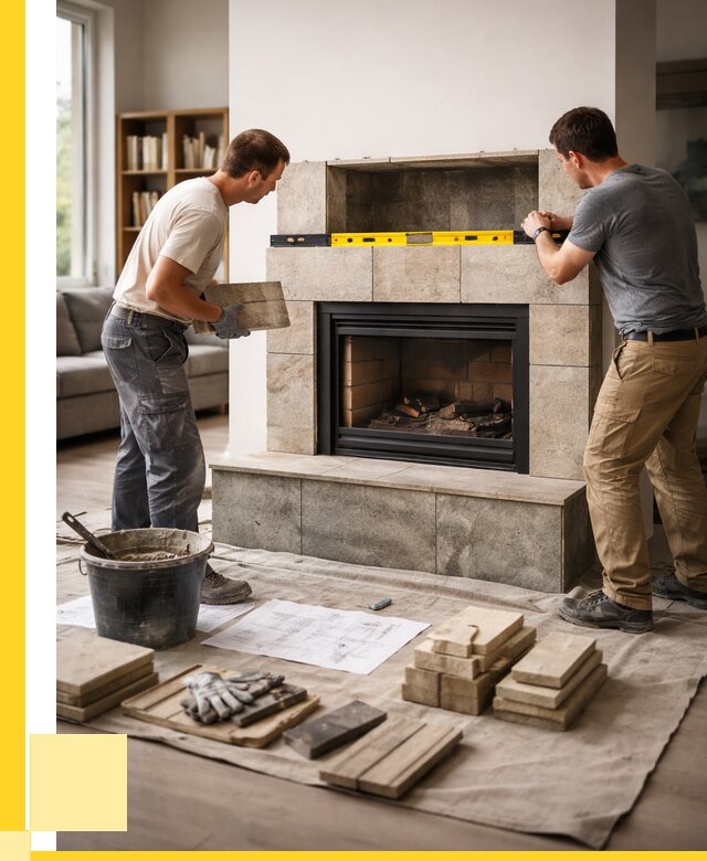 Монтаж каминов и установка в Клинцах от 46782 р. | ЭриданКлы