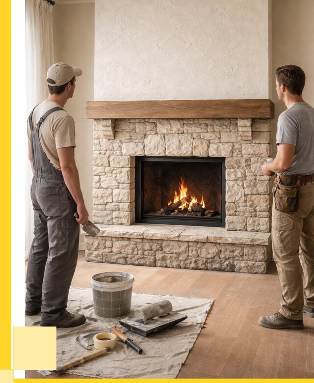 Отделка каминов в Клинцах от 6757 р. под ключ | ЭриданКлы