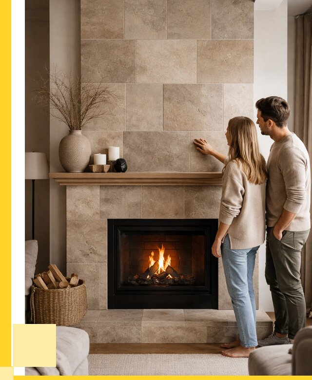 Облицовка каминов керамогранитом в Клинцах от 4678 р. | ЭриданКлы