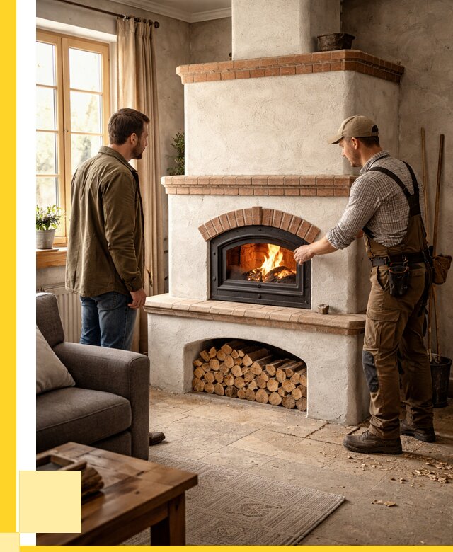 Печи камины в Клинцах: кирпичные, изразцовые от 62376 р. | ЭриданКлы