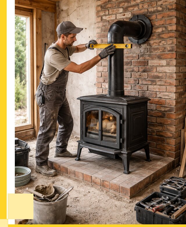 Монтаж печей установка банной печи в Клинцах от 15594 р. | ЭриданКлы