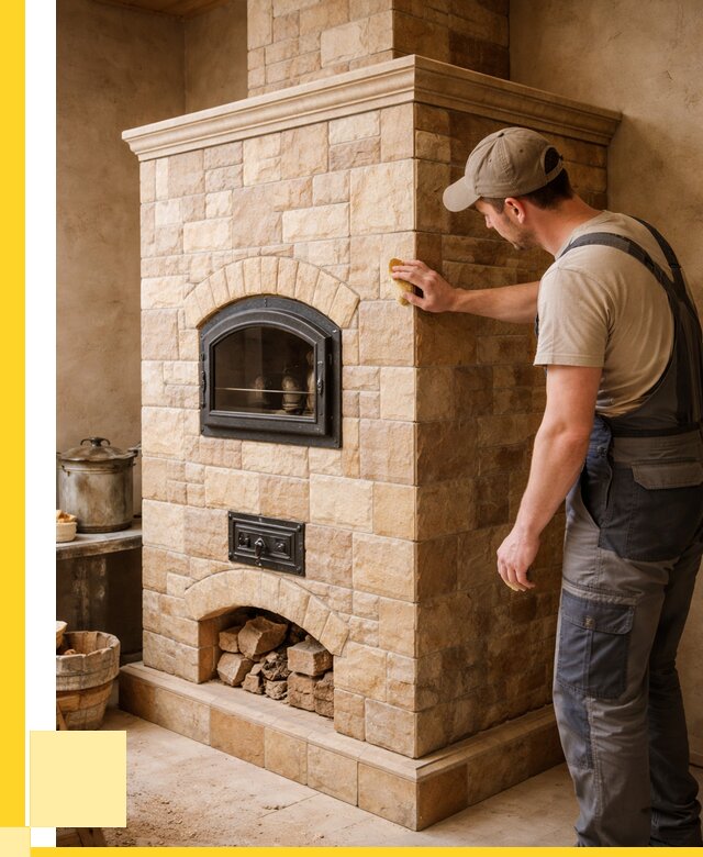 Облицовка печей в Клинцах от 4678 р. под ключ | ЭриданКлы