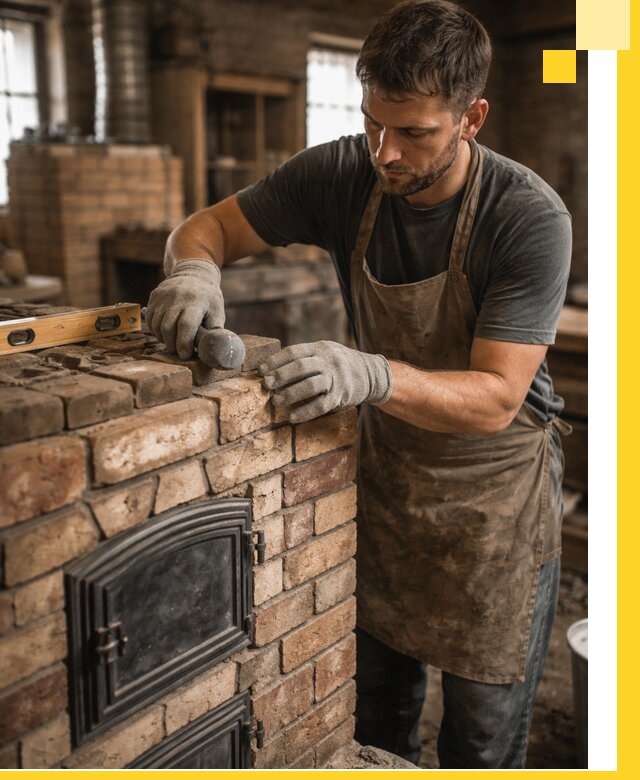 Изготовление печей на заказ в Клинцах с проектом и монтажом