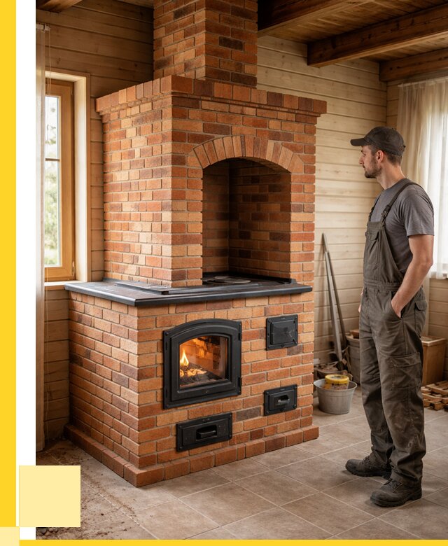 Кирпичные печи в Клинцах: купить от 155940 р. | ЭриданКлы