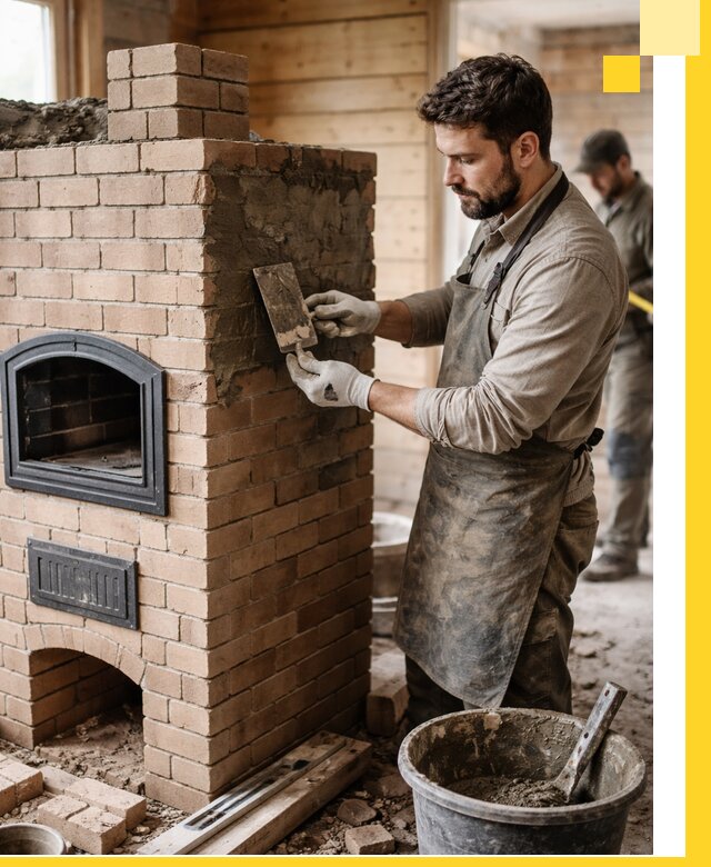 Изготовление и установка печей-шведок под ключ в Клинцах