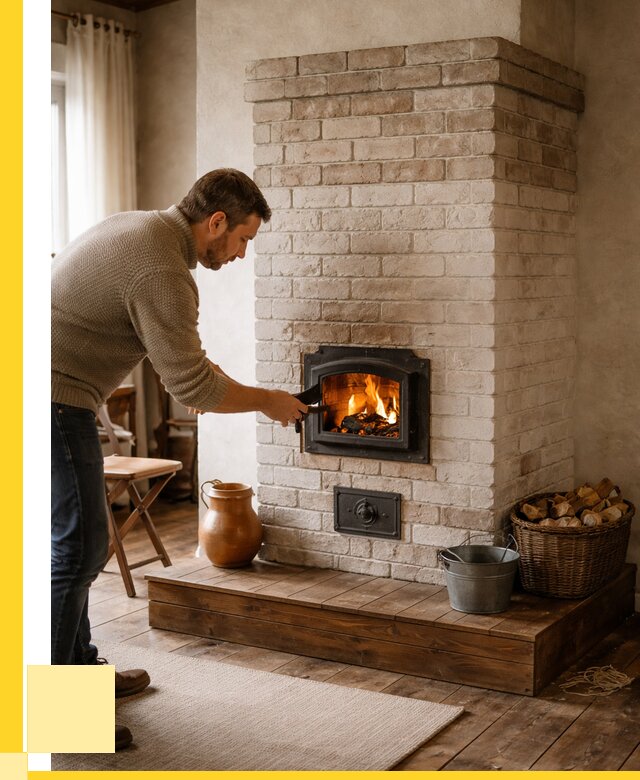 Печь голландка из кирпича в Клинцах от 88366 р. | ЭриданКлы