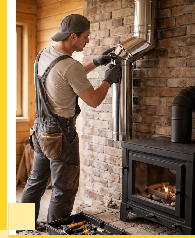 Монтаж дымоходов для печей в Клинцах от 7797 р. | ЭриданКлы