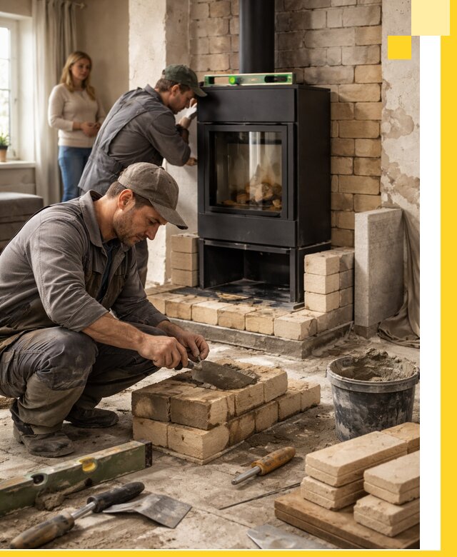 Печи и камины под ключ: проект, установка в Клинцах