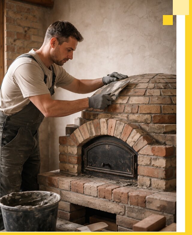 Изготовление и монтаж помпейских печей на заказ в Клинцах