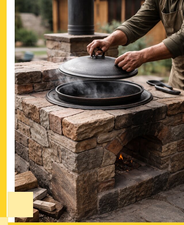 Печи для казана в Клинцах по цене от 18713 р. | ЭриданКлы