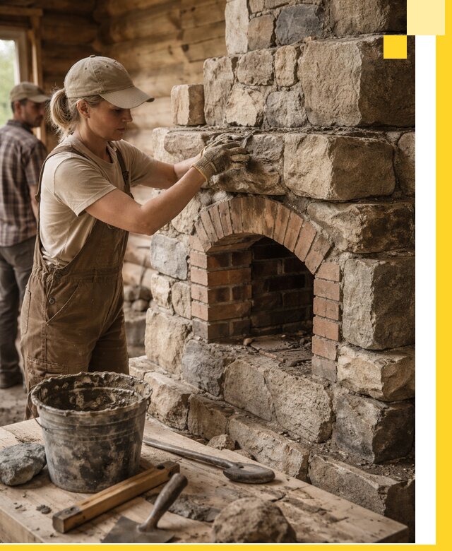 Каменные печи на заказ и монтаж в Клинцах, долговечные решения