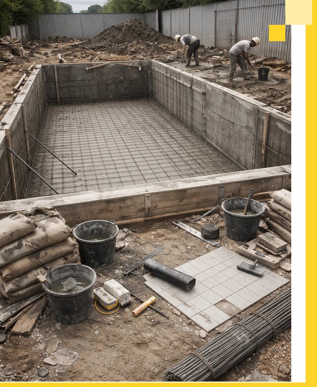 Строительство бассейнов под ключ в Клинцах, дизайн и монтаж