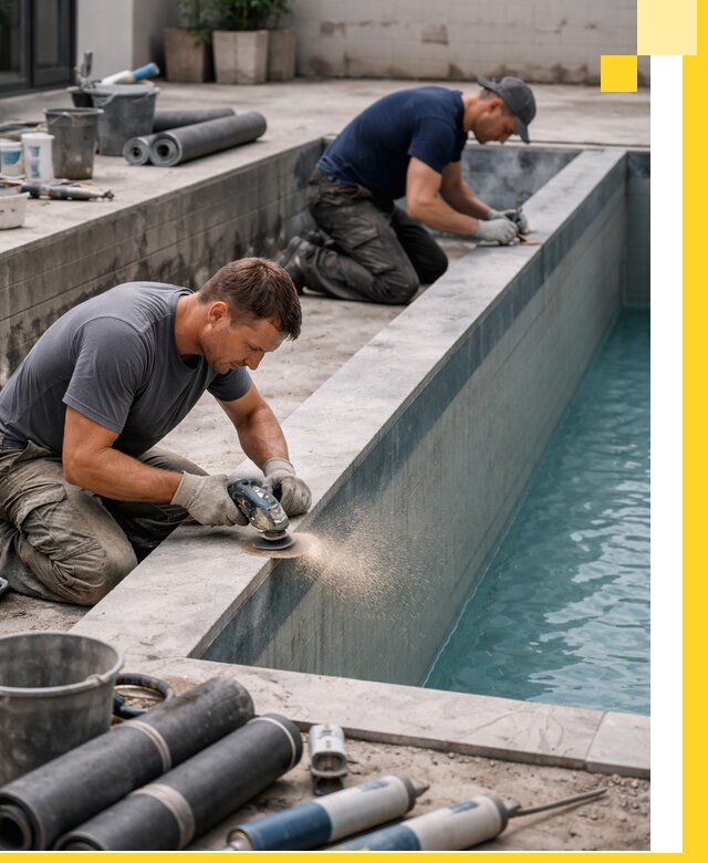 Профессиональный ремонт бассейнов под ключ в Клинцах