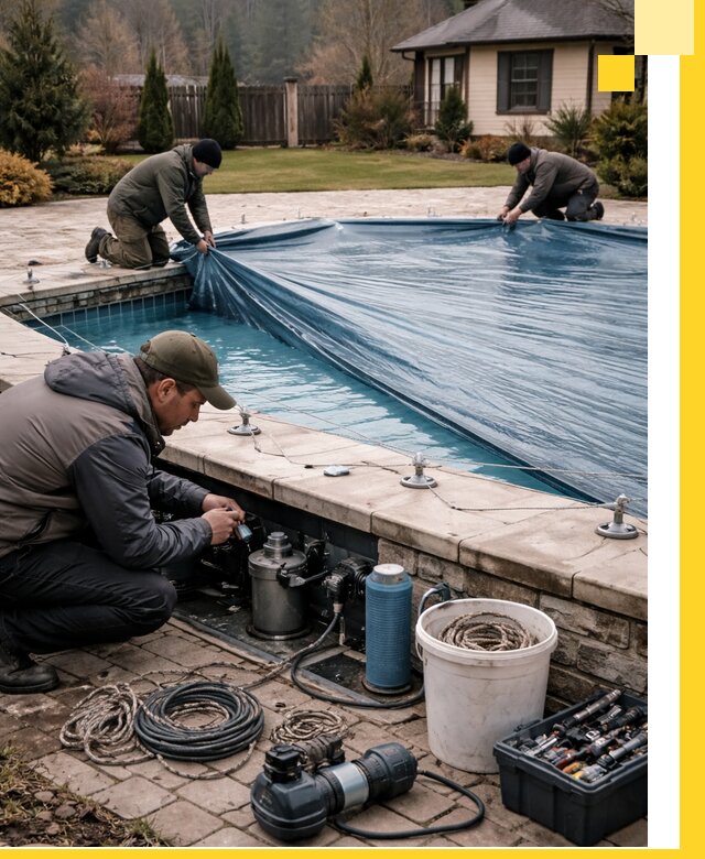 Консервация бассейнов в Клинцах: подготовка к длительному хранению