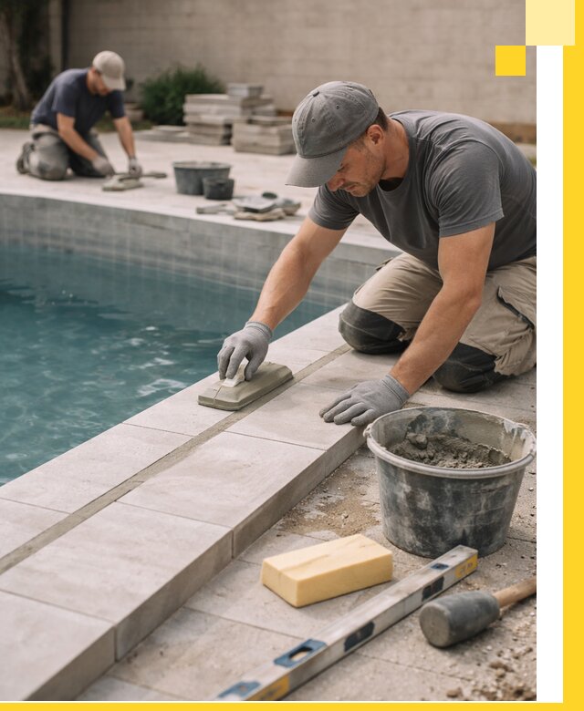 Отделка бассейнов в Клинцах: декоративная отделка и гидроизоляция