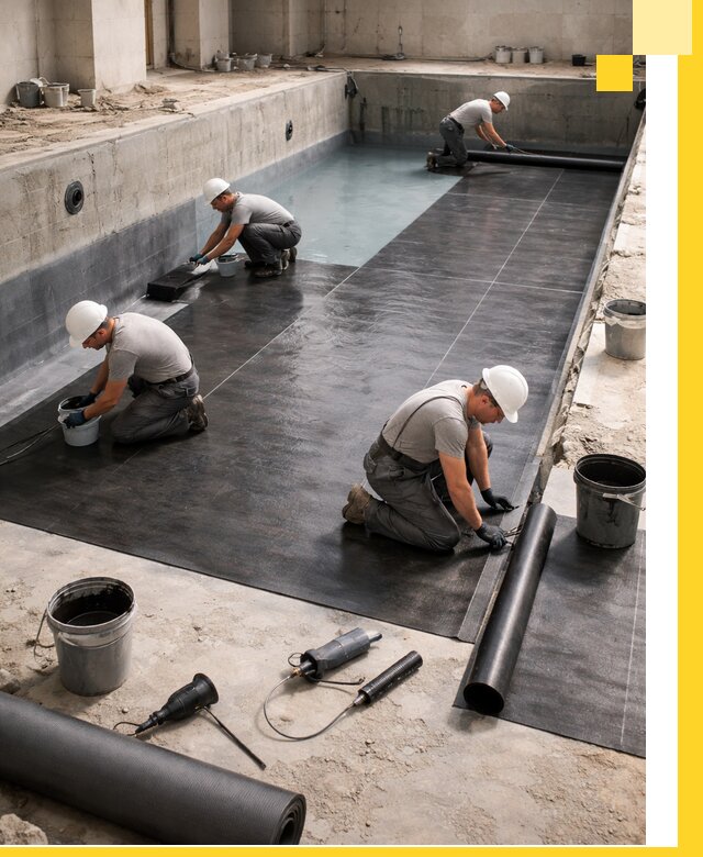 Профессиональная гидроизоляция бассейнов и чаш в Клинцах под ключ