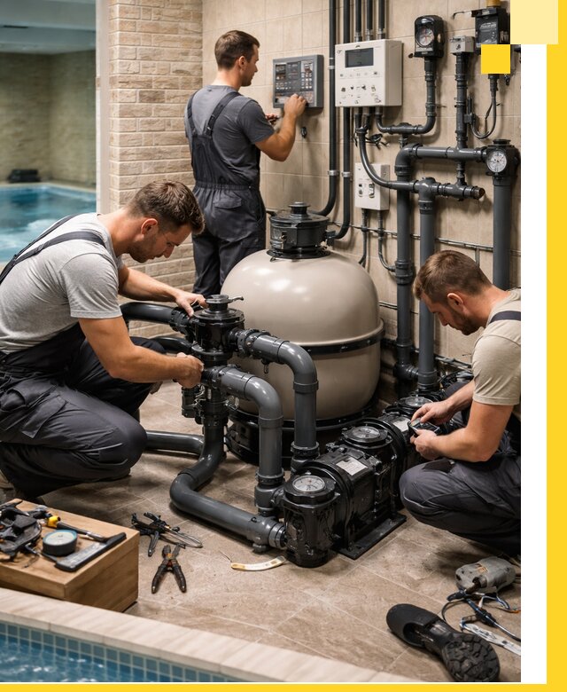 Комплексное оборудование для бассейнов под ключ в Клинцах