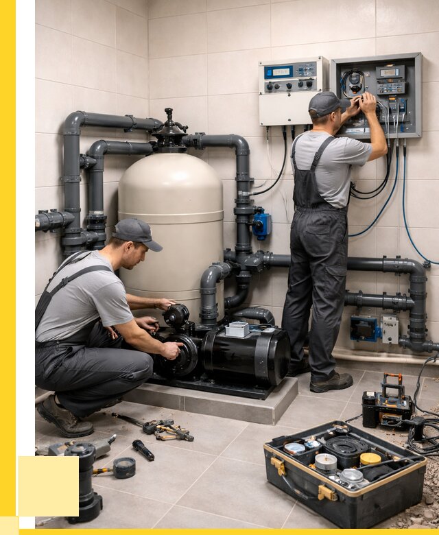 Монтаж оборудования для бассейнов в Клинцах от 41584 р. | ЭриданКлы