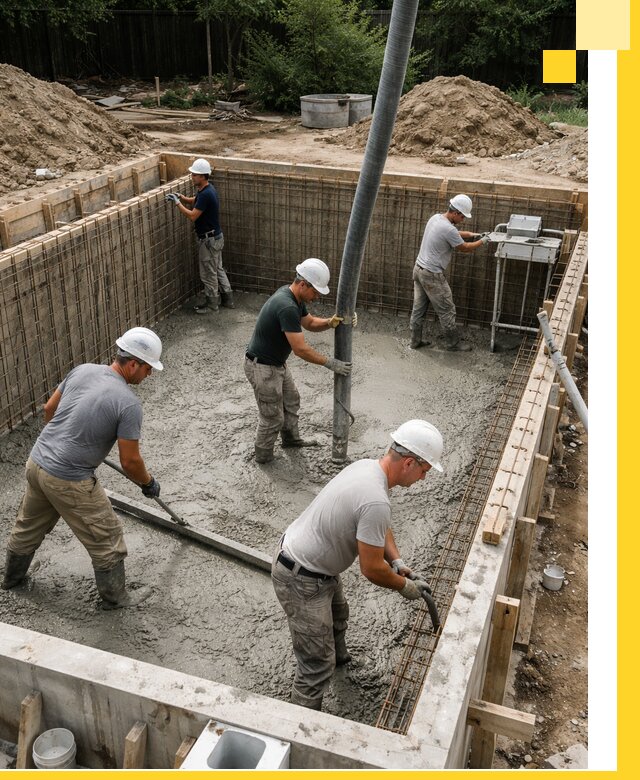 Строительство бетонных бассейнов под ключ в Клинцах