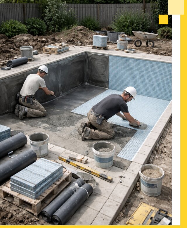 Проектирование и строительство стационарных бассейнов в Клинцах