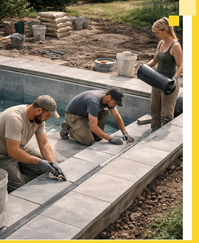 Строительство и монтаж уличных бассейнов под ключ в Клинцах