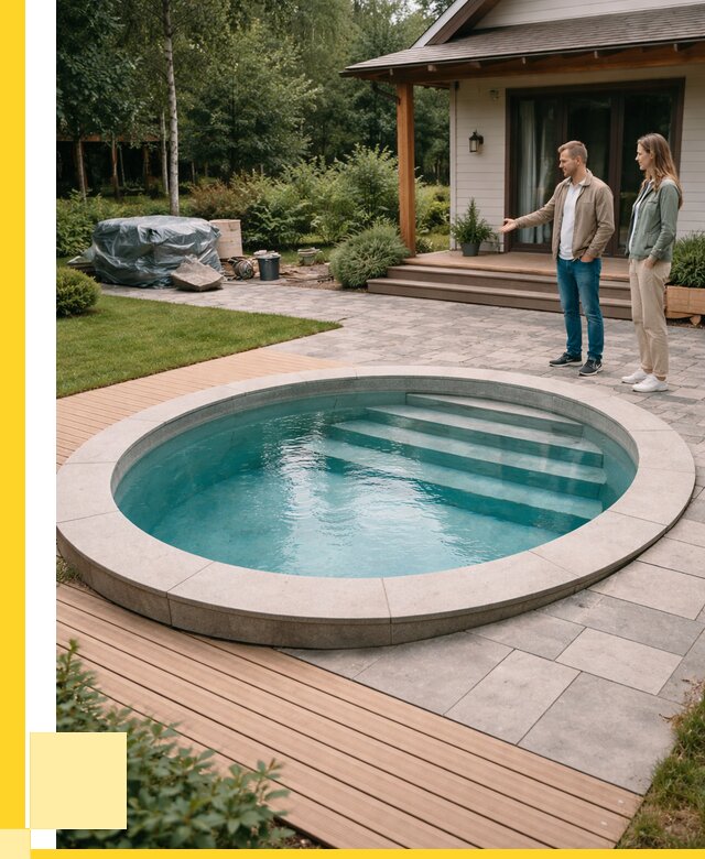 Бассейн на даче под ключ в Клинцах от 207920 р., ЭриданКлы