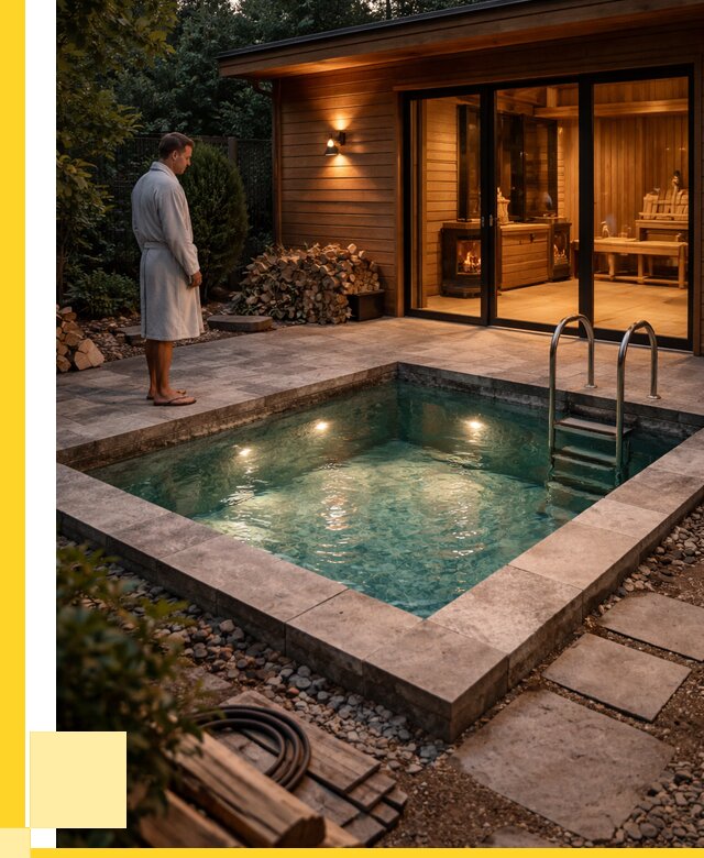 Бани с бассейном под ключ в Клинцах от 98762 р. | ЭриданКлы