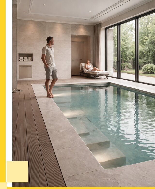 Бассейны в коттедже под ключ в Клинцах от 1247520 р. | ЭриданКлы