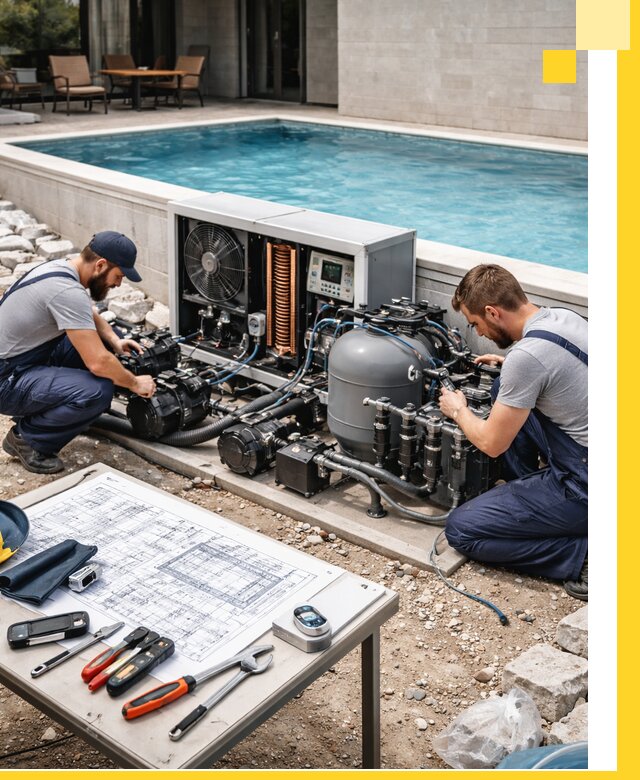 Проектирование и монтаж бассейнов с подогревом в Клинцах