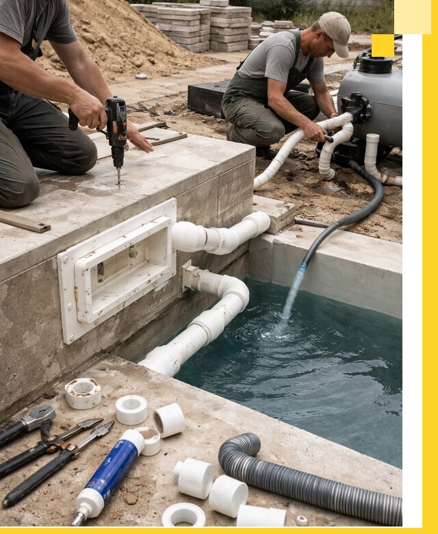 Строительство скиммерных бассейнов под ключ в Клинцах