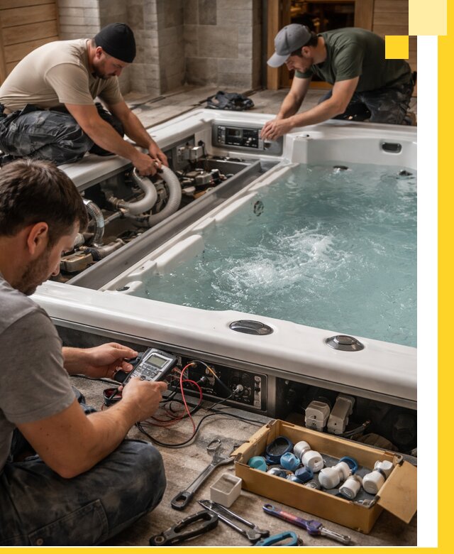 Гидромассажные бассейны под ключ в Клинцах, дизайн и монтаж