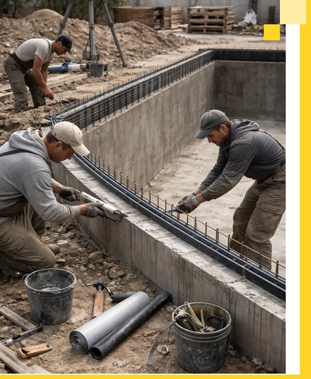 Качественный монтаж чаши бассейна в Клинцах под ключ с гарантией