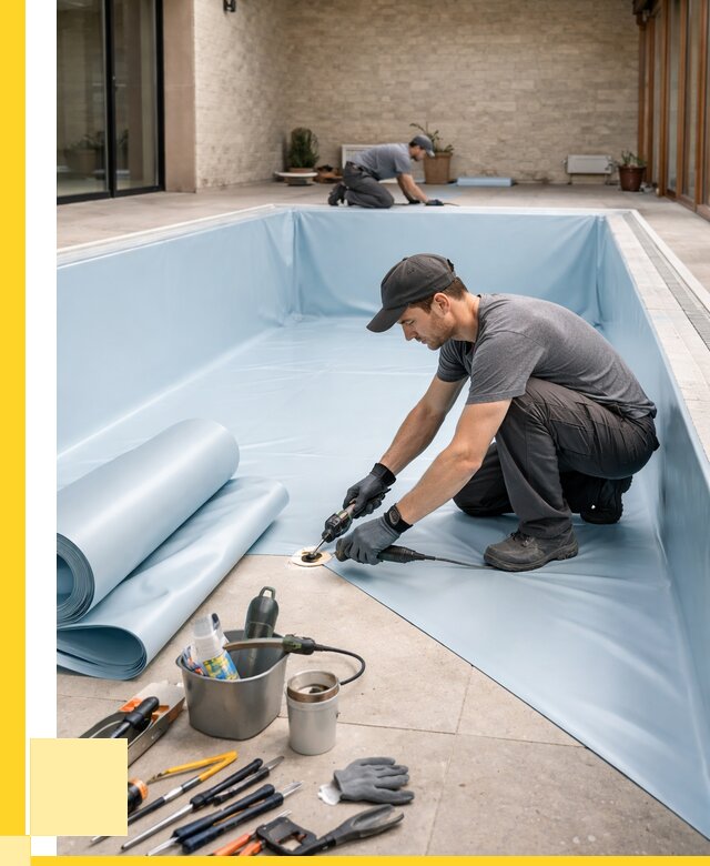 Пленка ПВХ для бассейнов в Клинцах от 2599 р. | ЭриданКлы