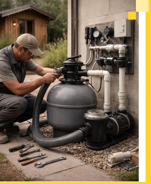 Продажа и монтаж фильтров и насосов для бассейнов в Клинцах