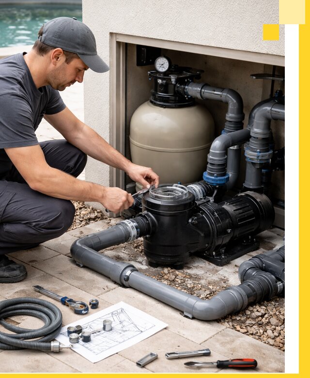 Поставка, монтаж и сервис насосов для бассейнов в Клинцах