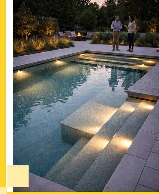 Освещение бассейнов в Клинцах под ключ от 25990 р. | ЭриданКлы