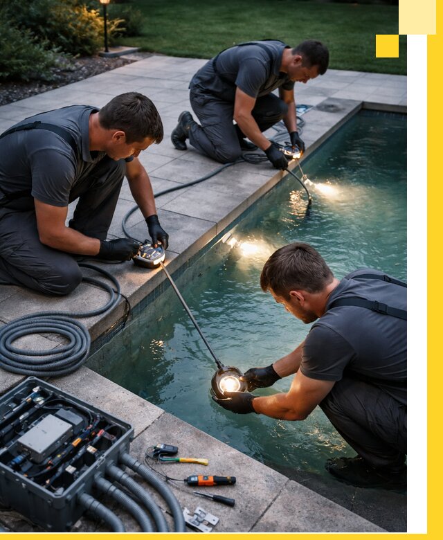 Профессиональное освещение бассейнов в Клинцах: дизайн и монтаж