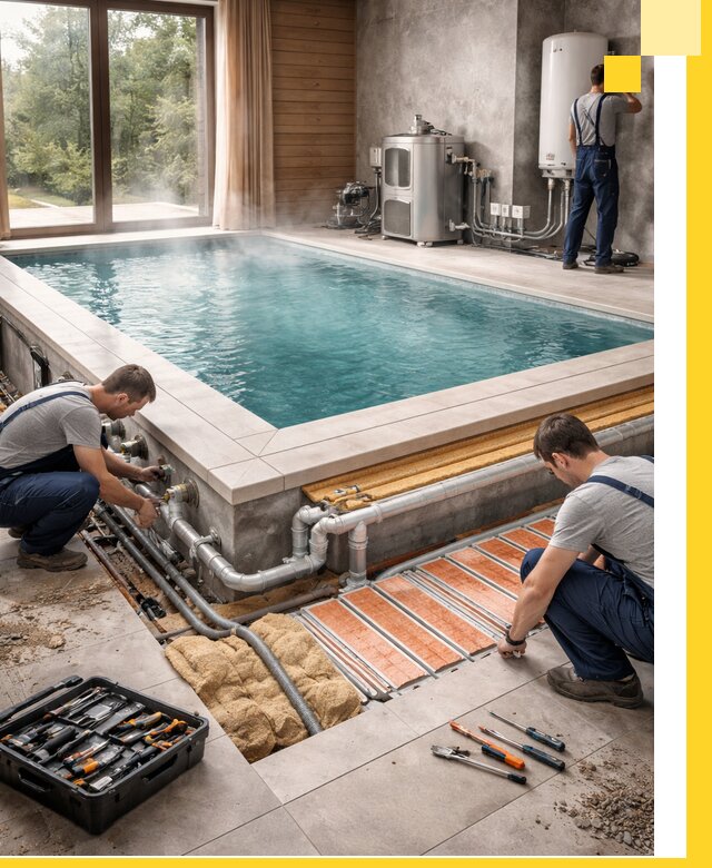 Проектирование и строительство тёплых бассейнов в Клинцах