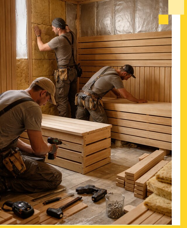 Профессиональное строительство саун под ключ в Клинцах