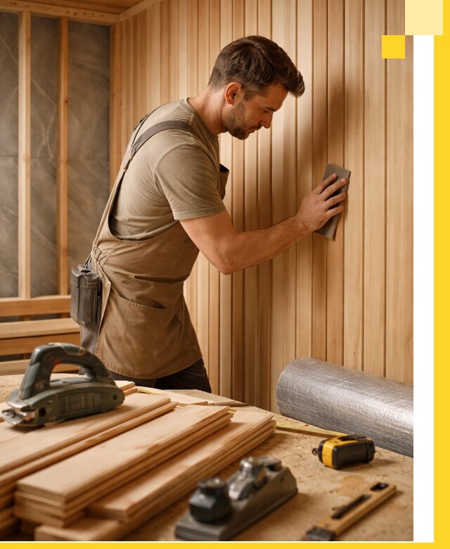 Профессиональная отделка саун и парных под ключ в Клинцах