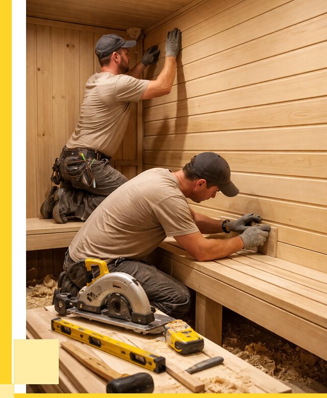 Обшивка саун вагонкой в Клинцах от 2599 р. | ЭриданКлы