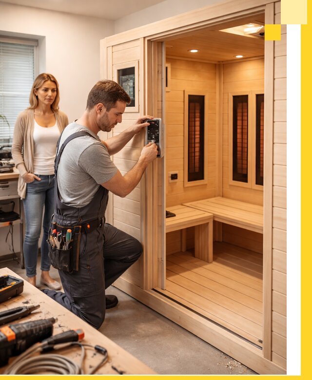 Инфракрасные сауны под ключ в Клинцах продажа и установка